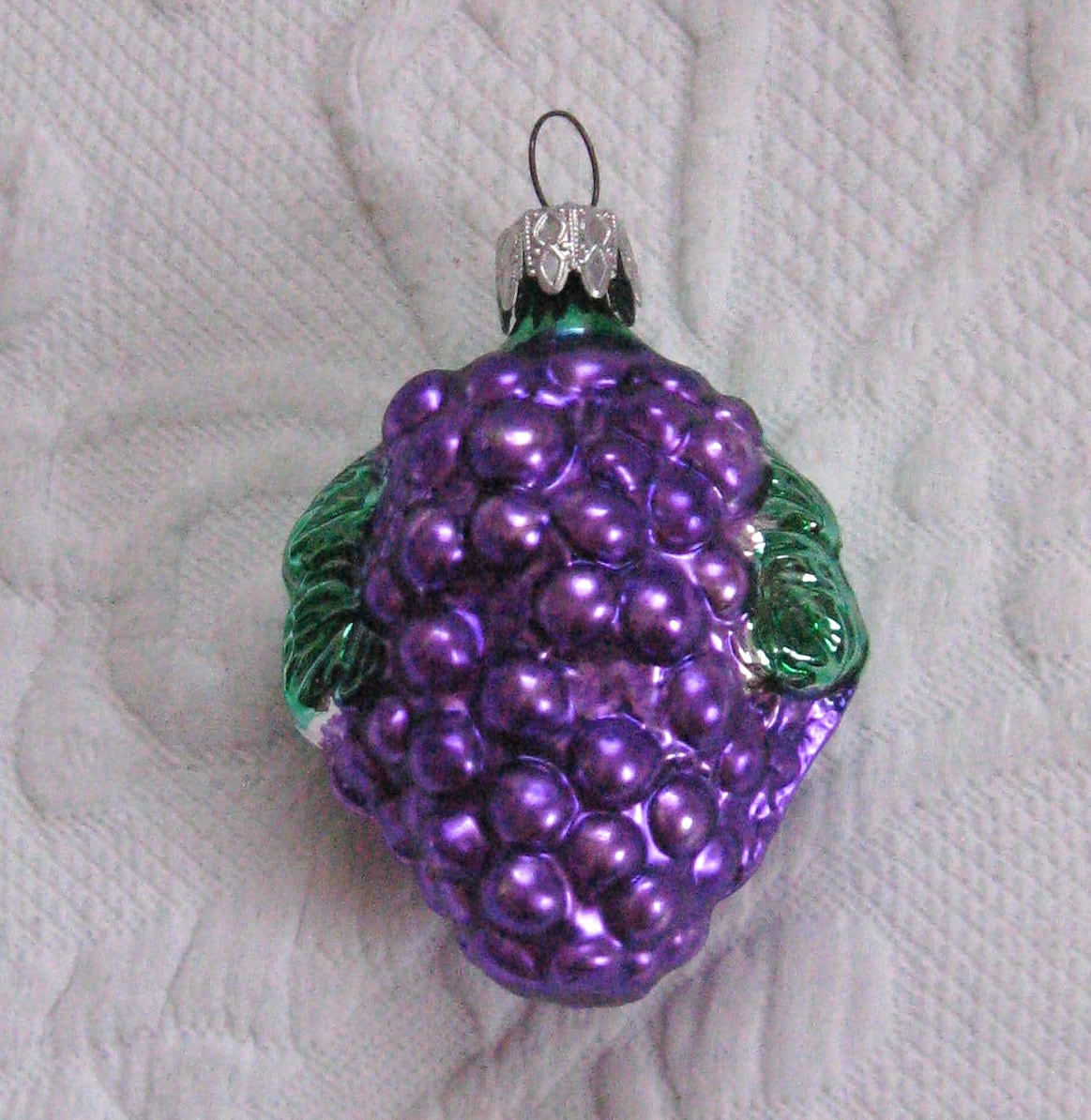 purple grape ornament glass tree ornament made in west purple grape ornament glass tree ornament made in west