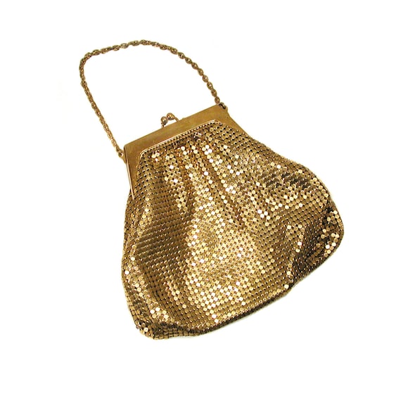 1930s Whiting & Davis Gold Mesh Purse by MorningGlorious on Etsy