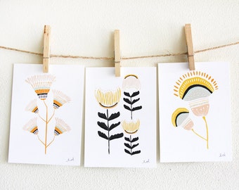 3 Print Set - Desert Flowers