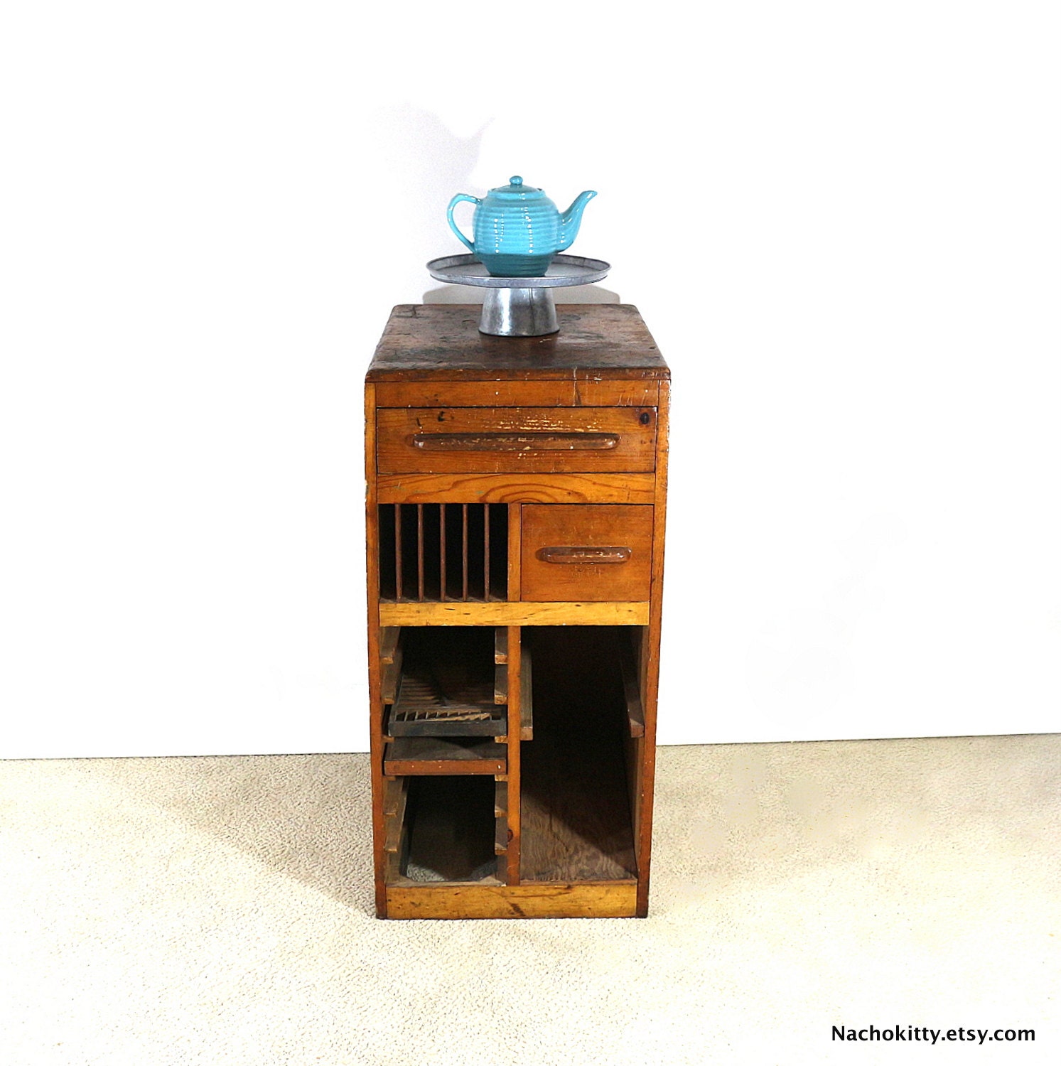 1910s Printing Press Antique Typeset by BarnOwlGoods