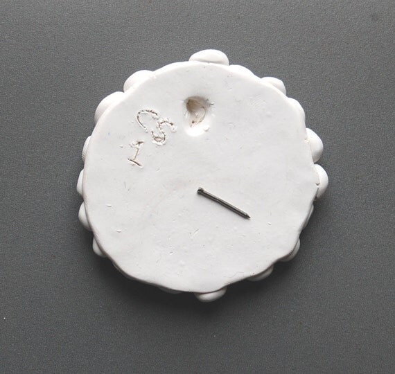 Sea Textures Wall Sculpture Coral Ocean Inspired White Clay