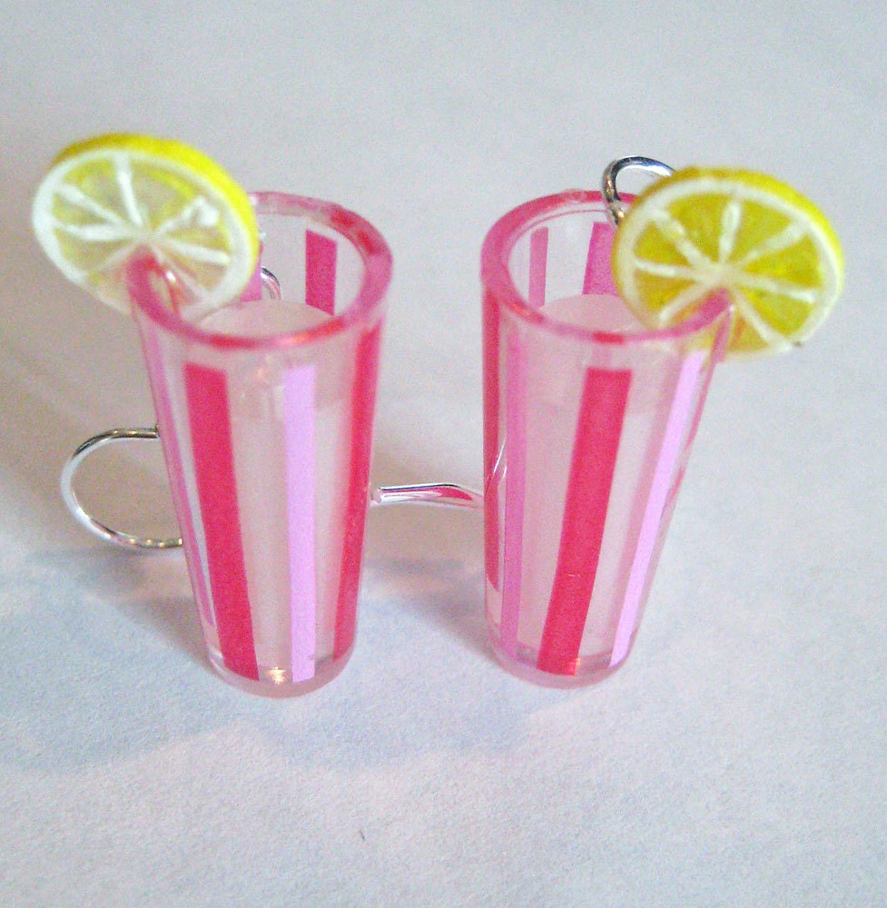 Food Jewelry Lemonade Earrings