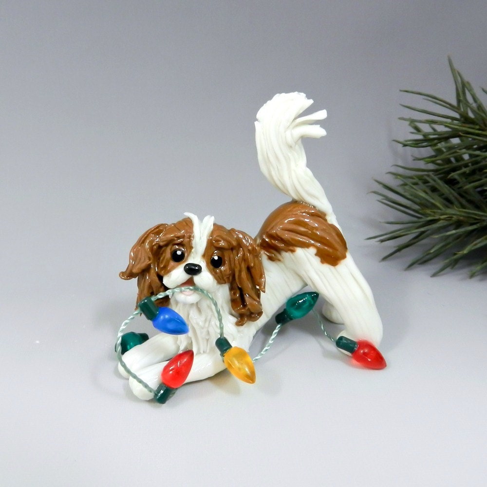 cavalier king charles spaniel christmas ornament blenheim cavalier king charles spaniel christmas ornament blenheim
