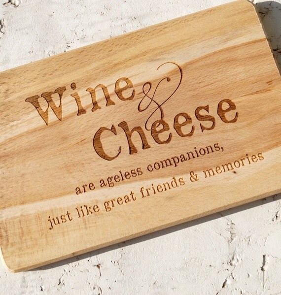 Cheese board, cutting board, engraved cutting board, cheese serving