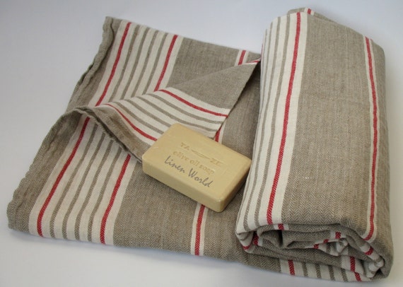 Vente serviette de bain lin pur. drap de bain par linenworld Literie Lin Créatif
