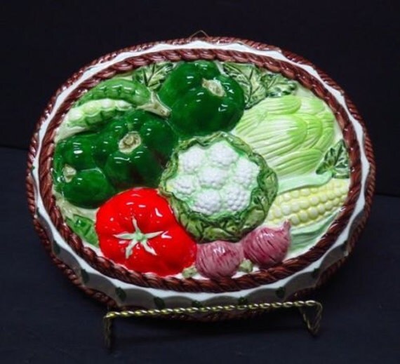 Vintage Haldon Group Ceramic Vegetable Mold by RockwallAntiques