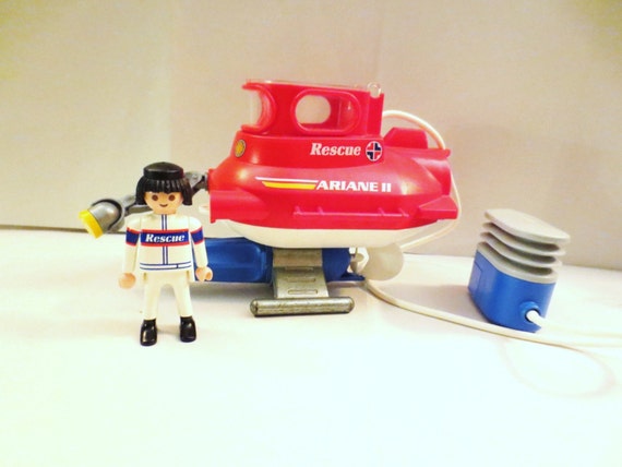 Playmobil Rescue Sub ARIANE II with pump by ArtnVintagebyDesign