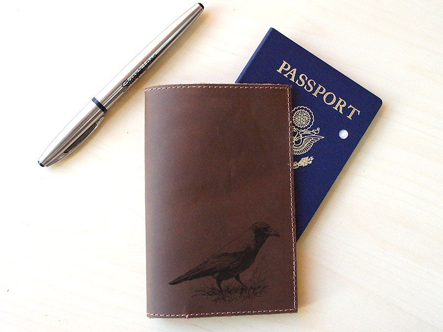 Handmade Leather Passport Holder Multicolor Customizable