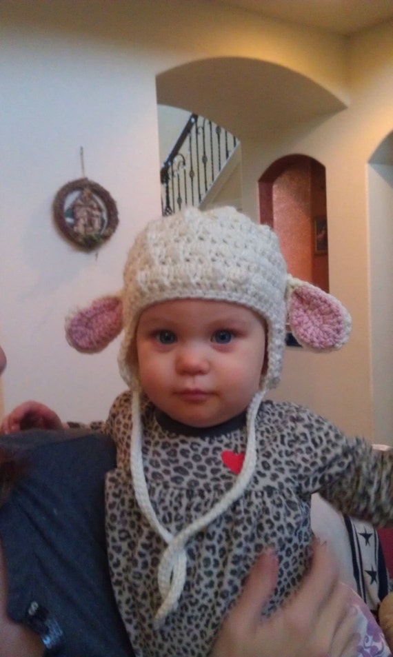Lamb Hat for Newborn