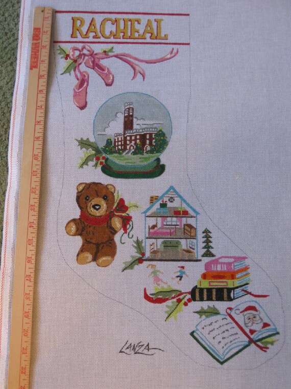 CUSTOM HAND PAINTED needlepoint canvas from your photograph or from my