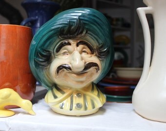 Royal Copley Head Vase Tony Pottery Planter VINTAGE by Plantdreaming