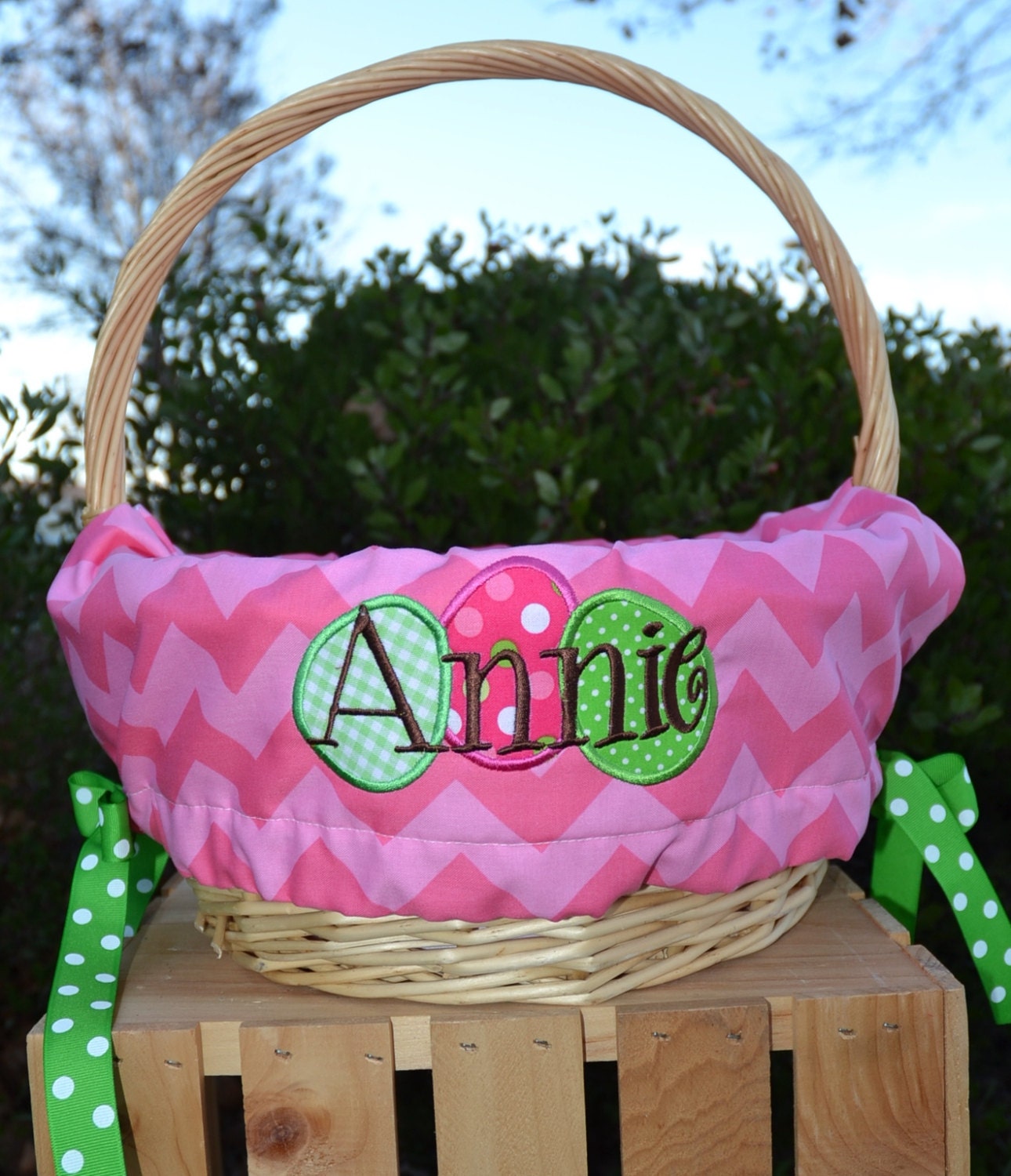 Deluxe Easter Basket liners with eggs for Girls or Boys Easter
