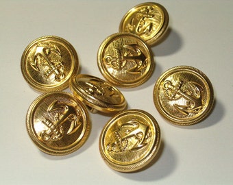 Popular items for anchor buttons on Etsy