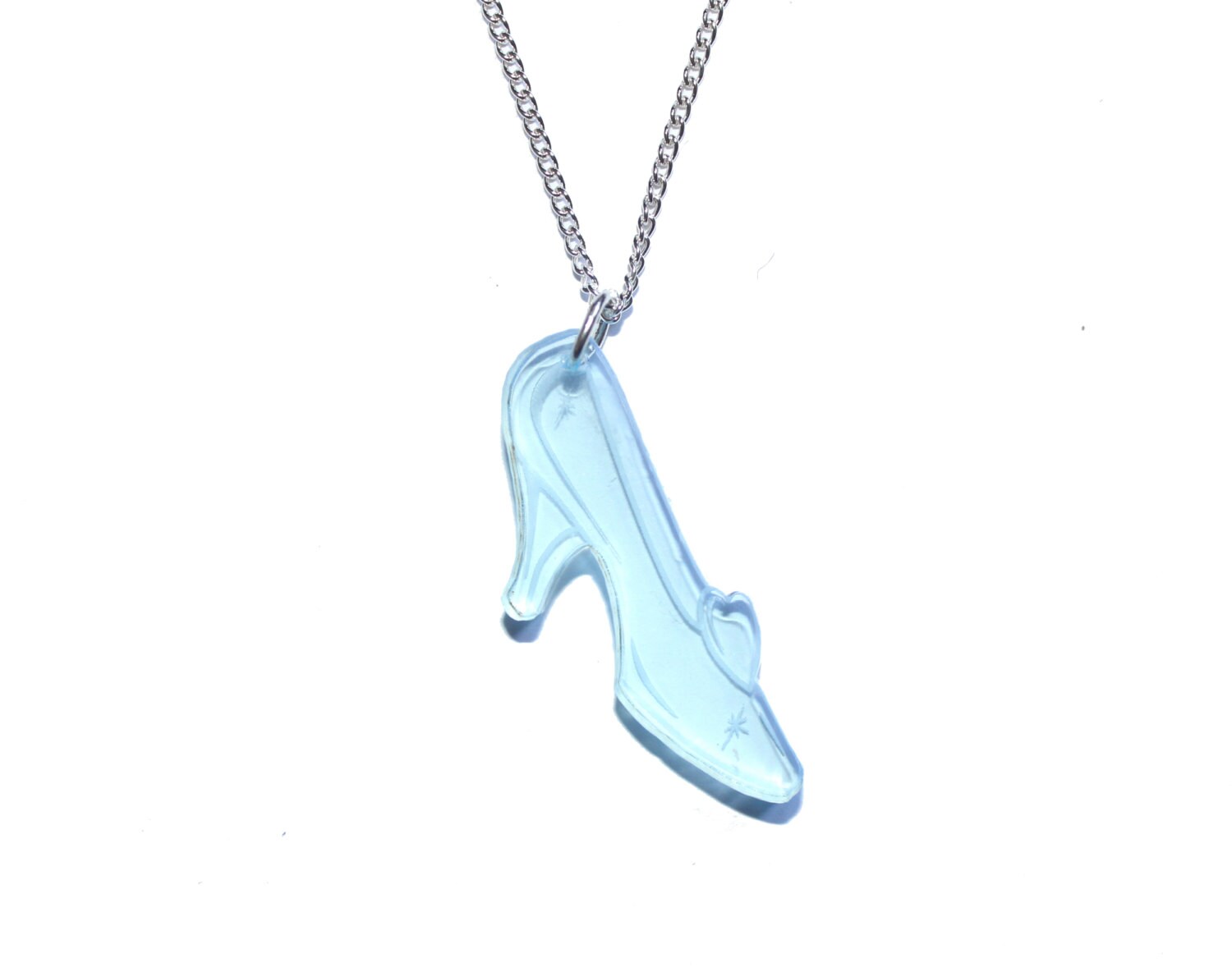 Cinderella Necklace / Glass Slipper Necklace in by ILoveCrafty