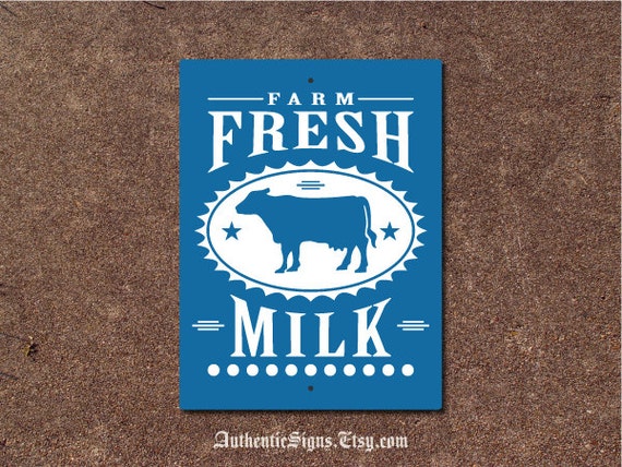 Download Farm Fresh Milk Sign