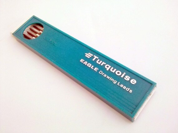 Berol Turquoise Eagle Drawing / Drafting Leads by TimeEnoughAtLast