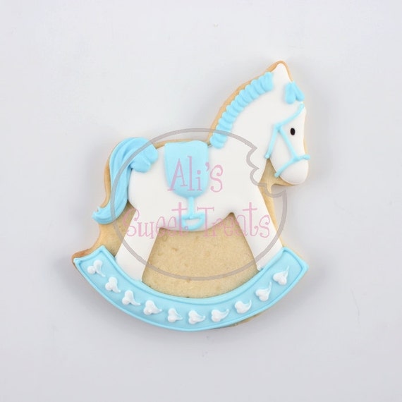 Rocking Horse Decorated Cookies