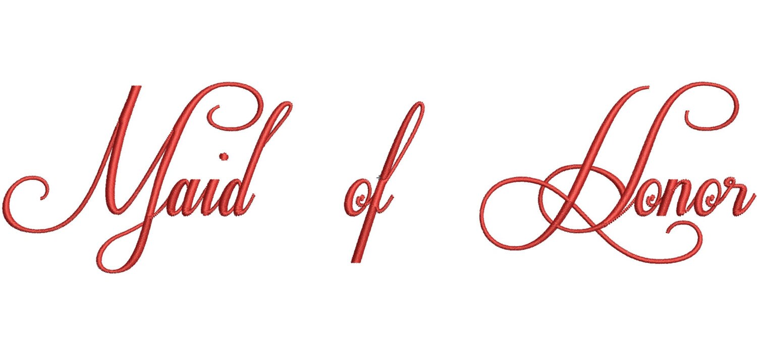 maid of honor design