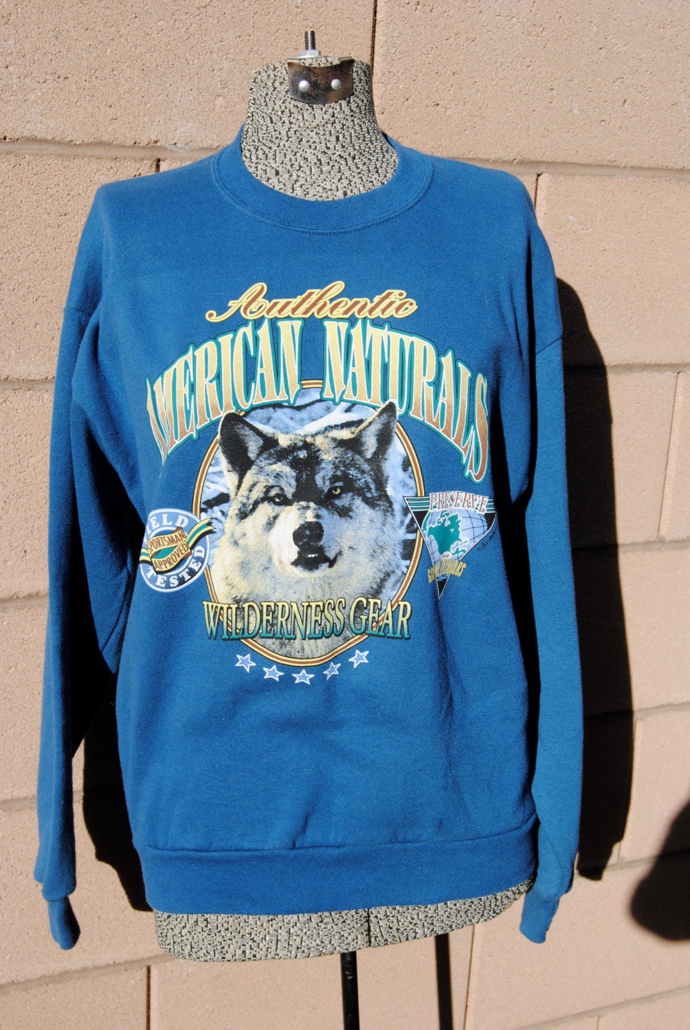 Vintage 1980's Wolf Sweatshirt