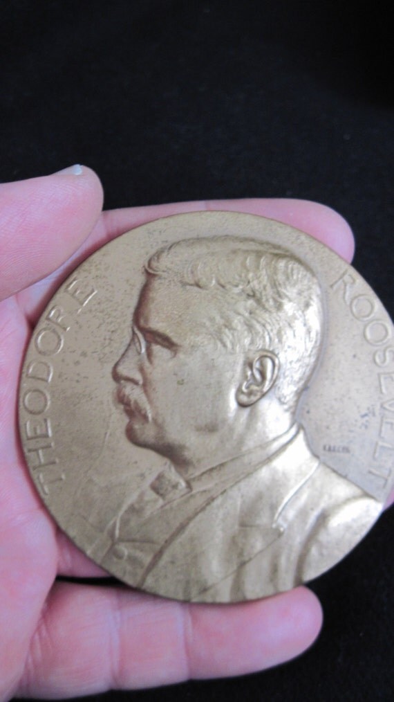 Theodore Roosevelt Paperweight Medal U.S. Mint