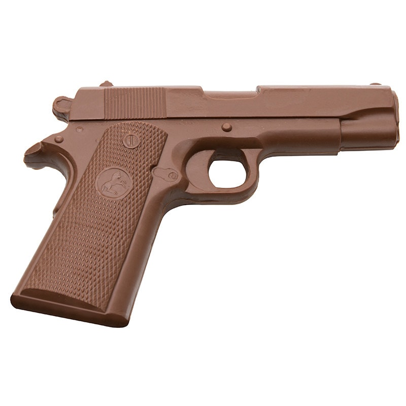 CHOCOLATE GUN Full Size Hand Crafted Solid Milk Chocolate chocolate-gun-full-size-hand-crafted-solid-milk-chocolate