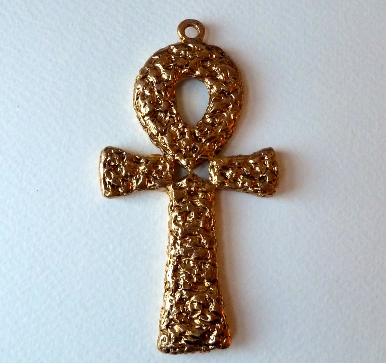 Large Ankh Pendant 3-3/4 tall Egyptian Symbol of