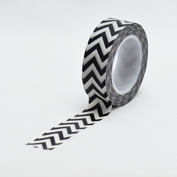 Black Chevron Washi Tape - LMT 1165 - Love My Tapes