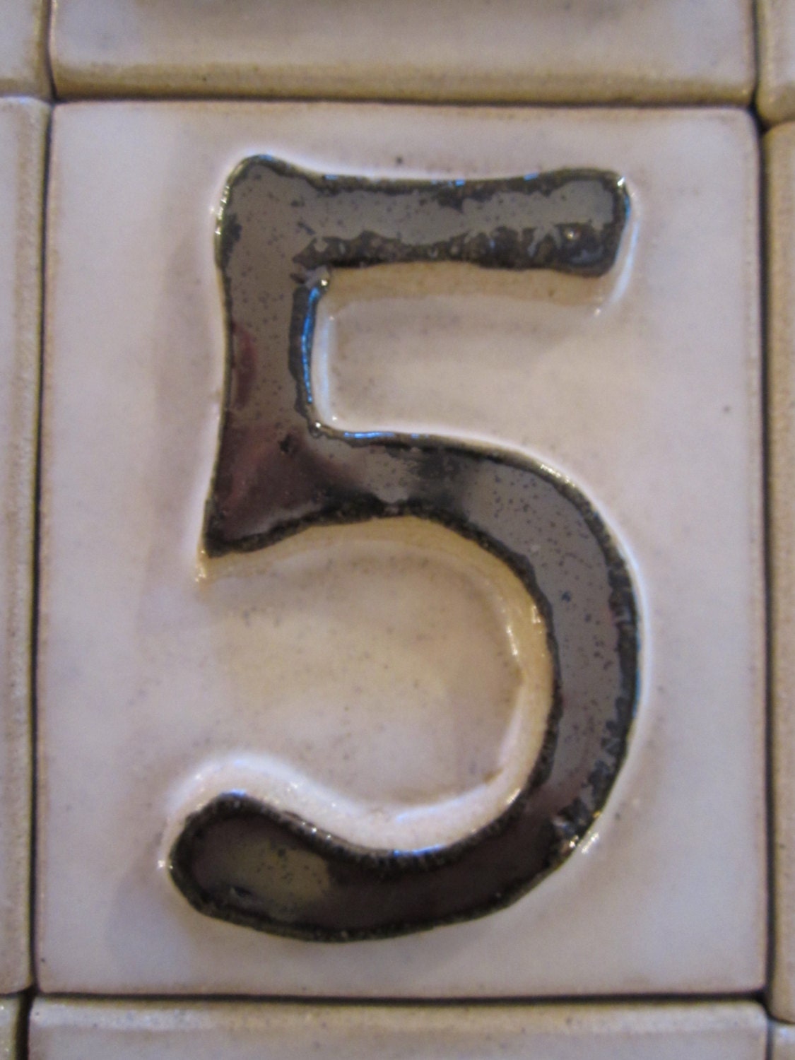 House Number Ceramic Tiles