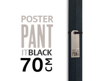 Black Poster-pant hanger 70 cm (27,5 inch)