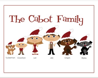 Popular items for family cartoon on Etsy
