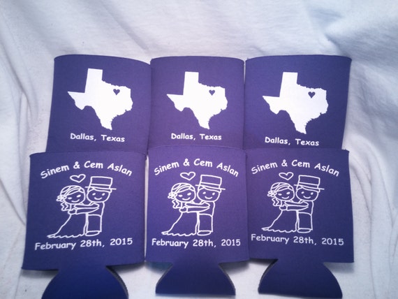  Dallas  Texas  Wedding party  favors  Can by odysseycustomdesigns