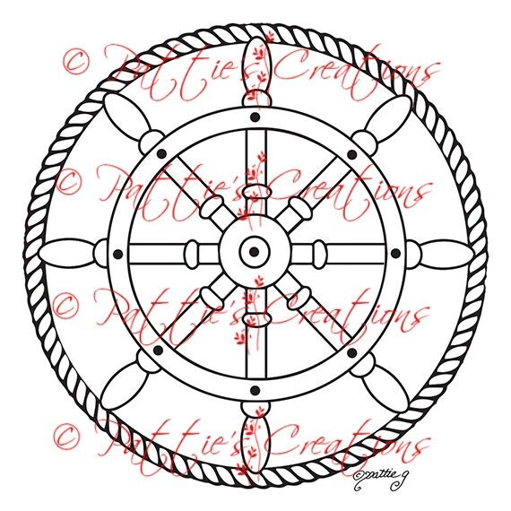 Ships Wheel Rope Circle