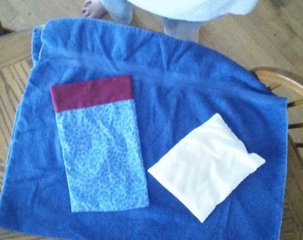scented heat therapy rice bag with pillow case