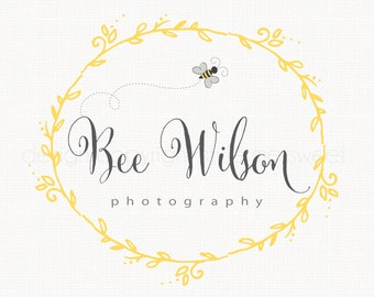 Bee Logo Design Frame Logo Design Photography Logo Premade Logo Design Graphic Design Travel Agency Logo Bakery Logo Jewelry Logo Design