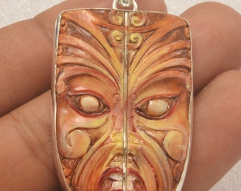 Collier Pendentif Maori En Os Sculpté Main - Longueur 84 Cm - Neuf Avec étiquettes 81stgeneration