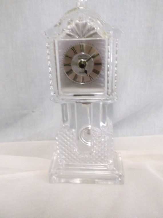 Vintage Godinger Leaded Crystal Grandfather Clock by Belfry122