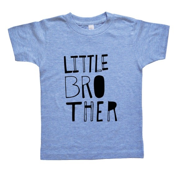 Little Brother Shirt Boys Top Sketchy by VicariousClothing