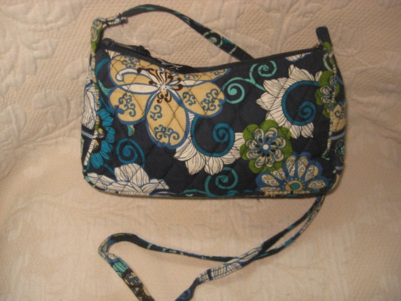 vera bradley blue crossbody purse