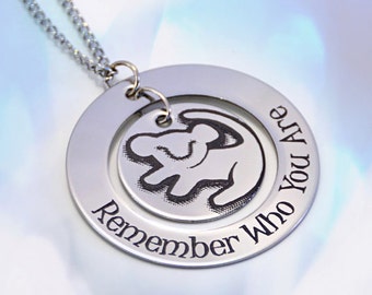 Lion King Personalized Jewelry Remember Who You Are