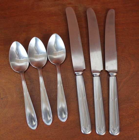 NORVA by ROYAL Stainless Flatware Vintage Silverware ALLEGHENY