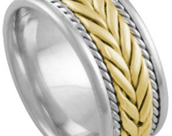 wire rope wedding rings