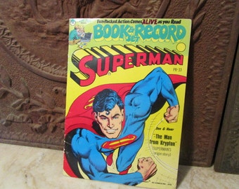 Vintage 1978'', Superman " story book and record set!