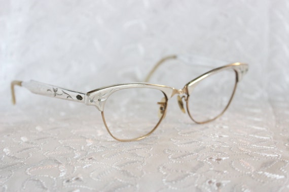 50s Cat Eye Glasses 1950 S Browline Eyeglasses By Diaeyewear