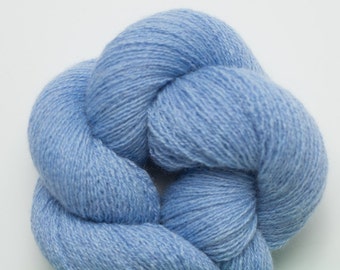 Blue Heather Recycled Lace Weight Cashmere Yarn, CSH00049