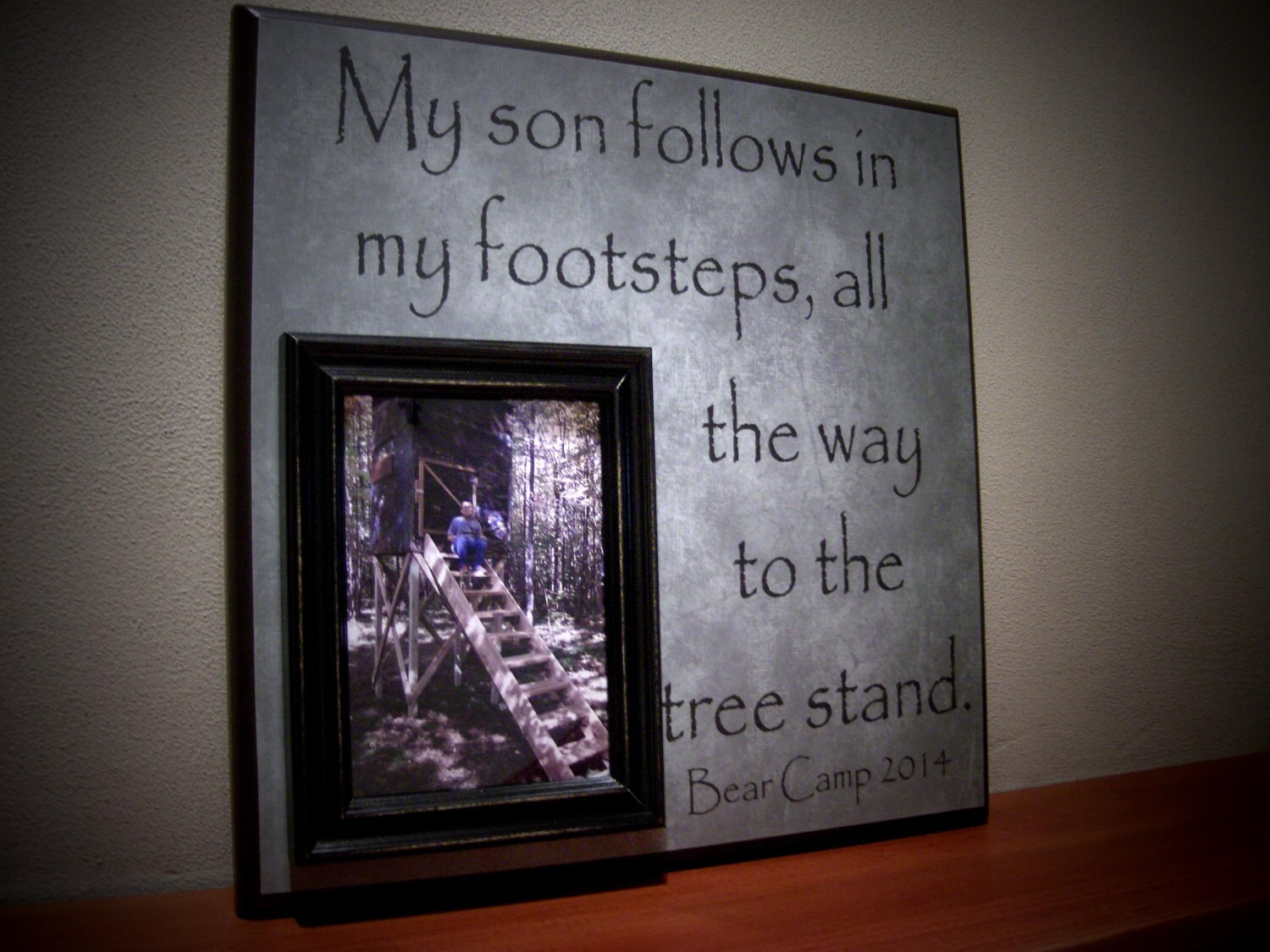 Personalized Father & Son Picture Frame Dad by YourPictureStory