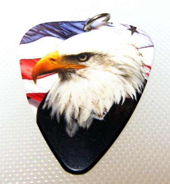 American Eagle Guitar Pick Penant