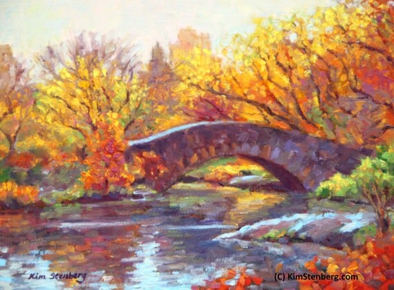 New York Central Park Painting Original Oil 9 X New York Central Park Painting Original Oil 9 X 12