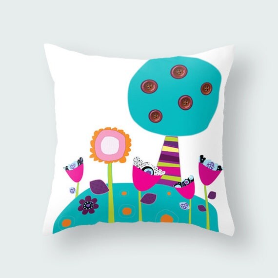 Kids throw pillow, kids pillow, children cover cushion, kids bedding