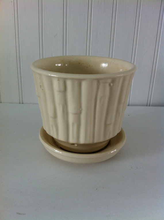 McCoy pottery White planter
