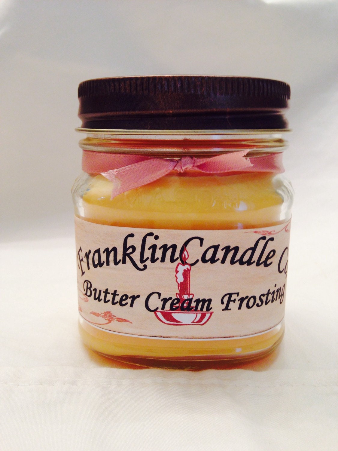 Buttercream Frosting Candle by FranklinCandleCo on Etsy